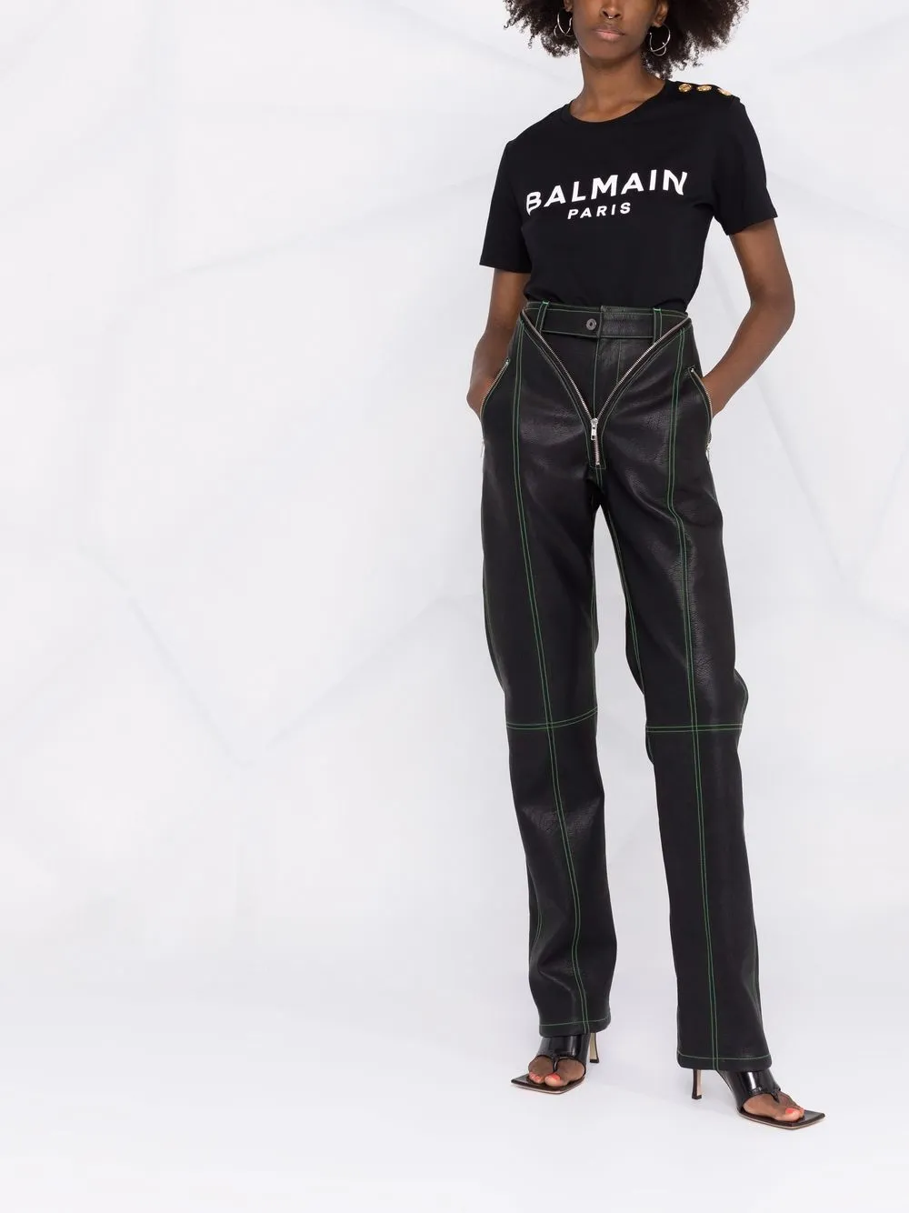 фото Balmain футболка с логотипом