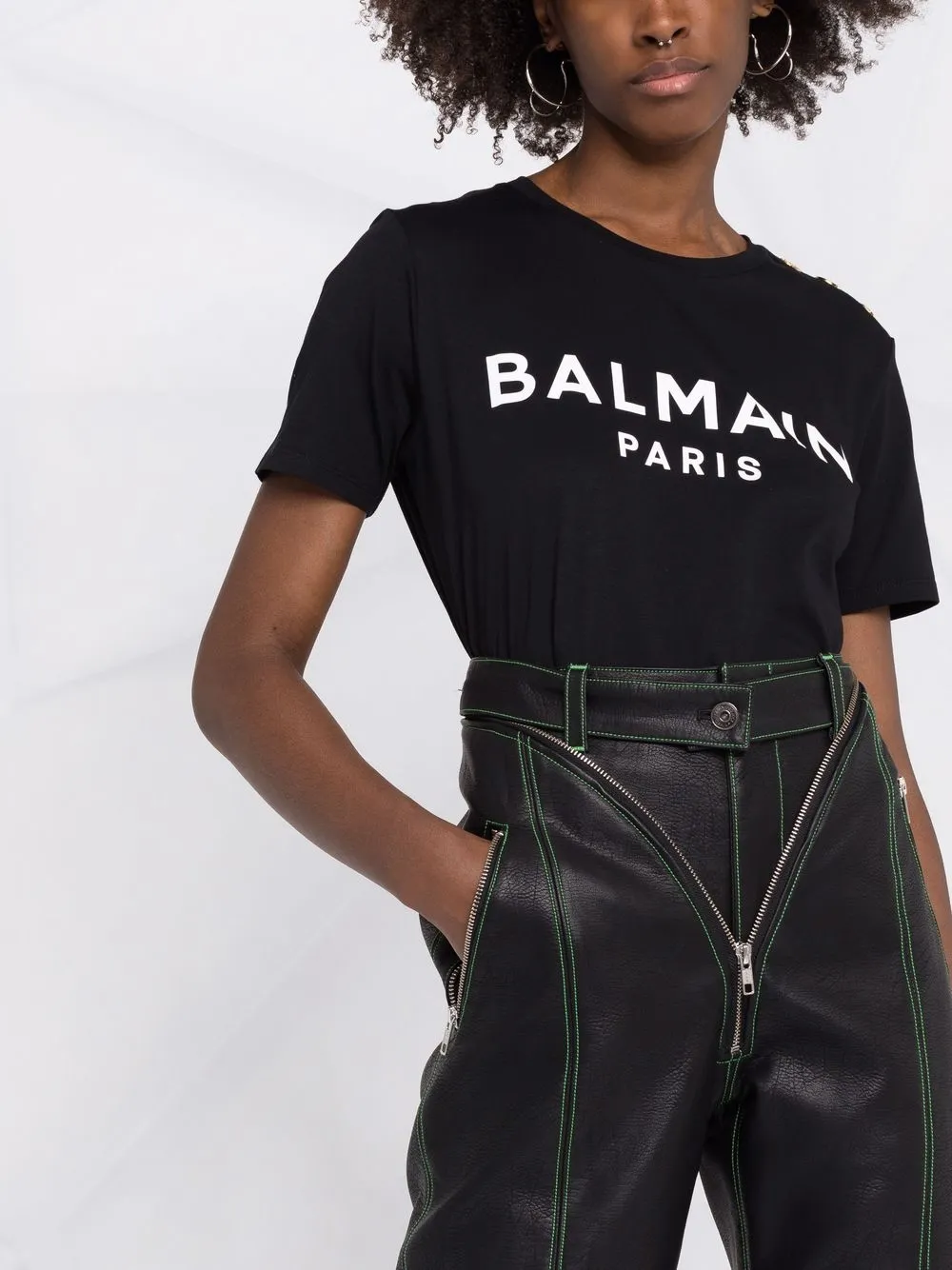 фото Balmain футболка с логотипом