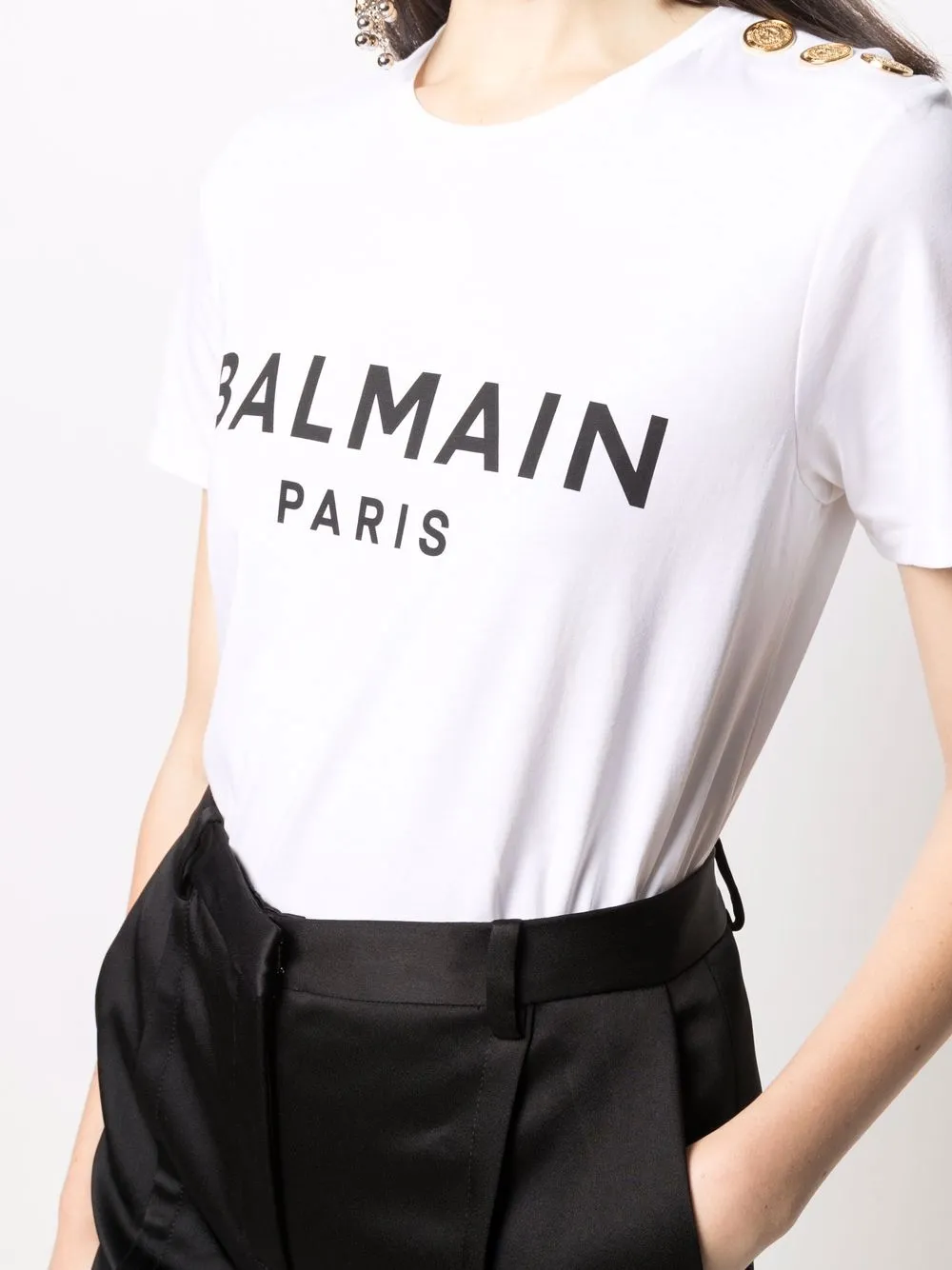 фото Balmain футболка с логотипом