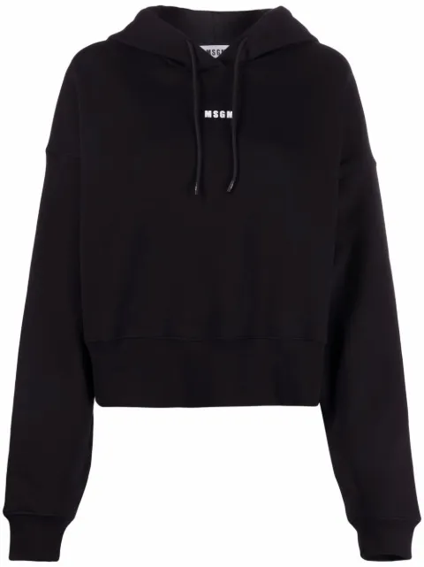 MSGM logo-print hoodie