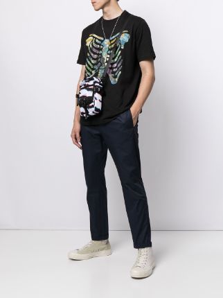 skeleton-print organic-cotton T-Shirt展示图