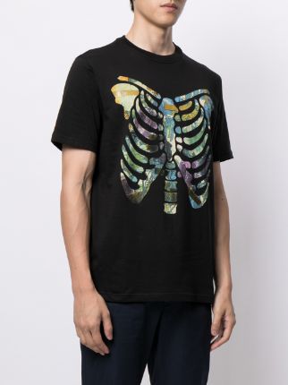 skeleton-print organic-cotton T-Shirt展示图