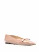 Imagem 2 de Jimmy Choo Sapatilha bico fino com acabamento de brilho