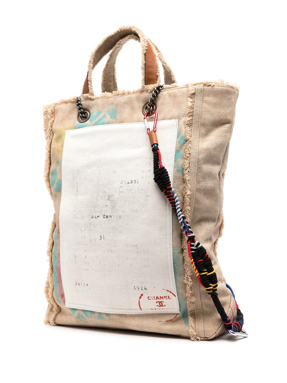 фото Chanel pre-owned сумка-тоут 2014-го года с логотипом cc