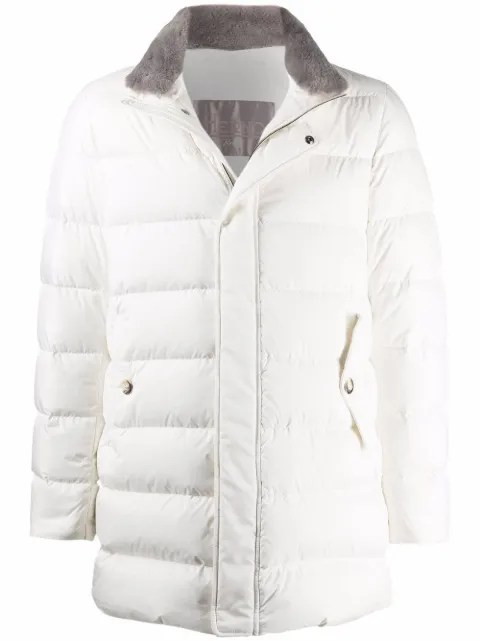 herno stand collar down coat
