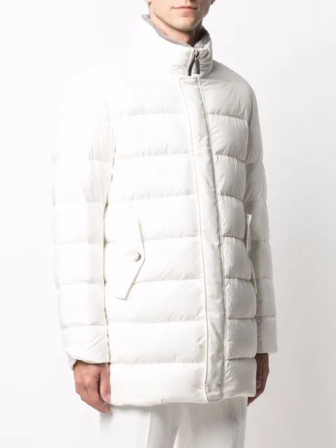 herno stand collar down coat