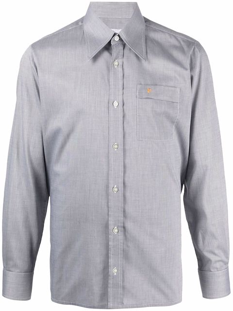 Pierre Cardin Pre-Owned 1970s embroidered logo shirt
