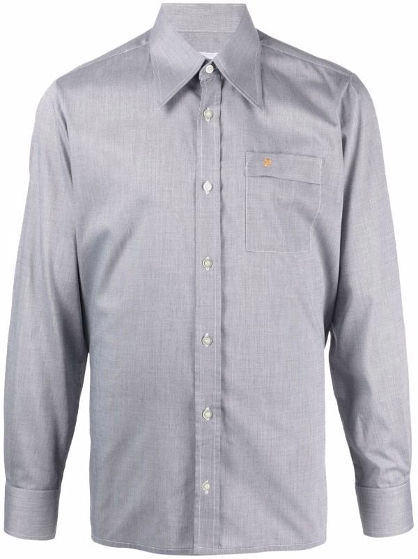Pierre Pre-Owned Embroidered Logo Shirt -