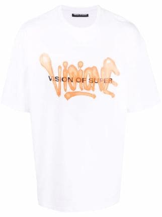 Vision Of Super logo-print T-shirt - Farfetch