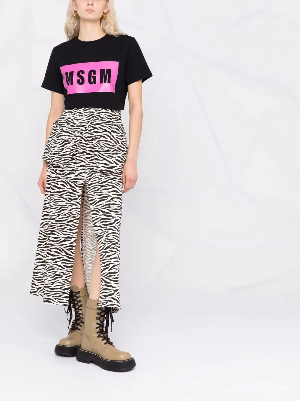 фото Msgm футболка с логотипом