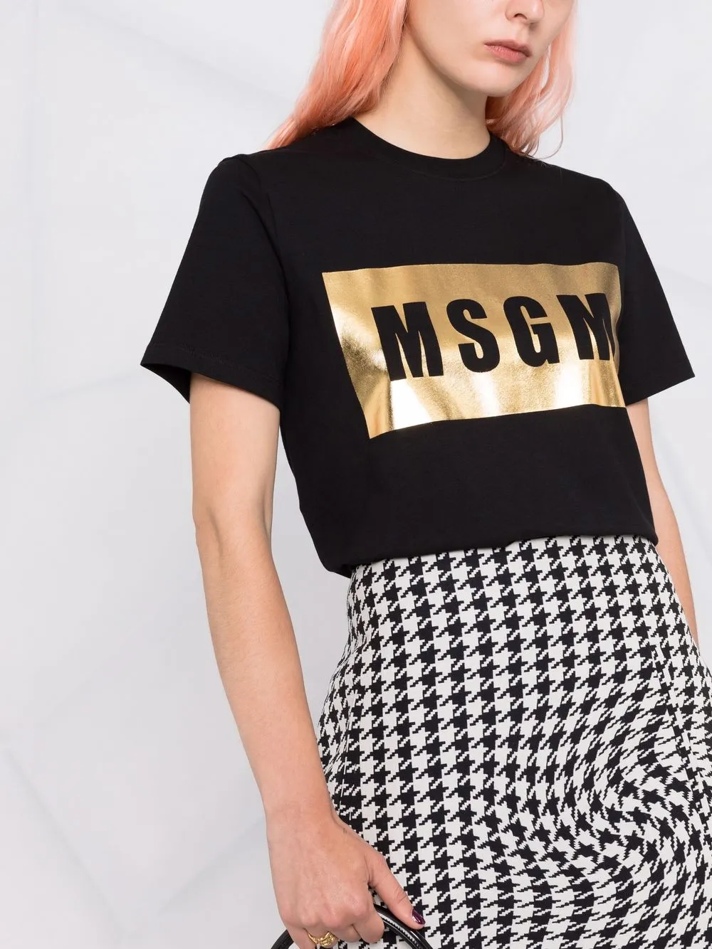 фото Msgm футболка с логотипом