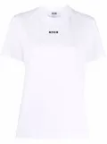 MSGM logo-print short-sleeved T-shirt - White