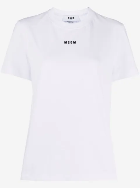 MSGM logo-print cotton T-shirt