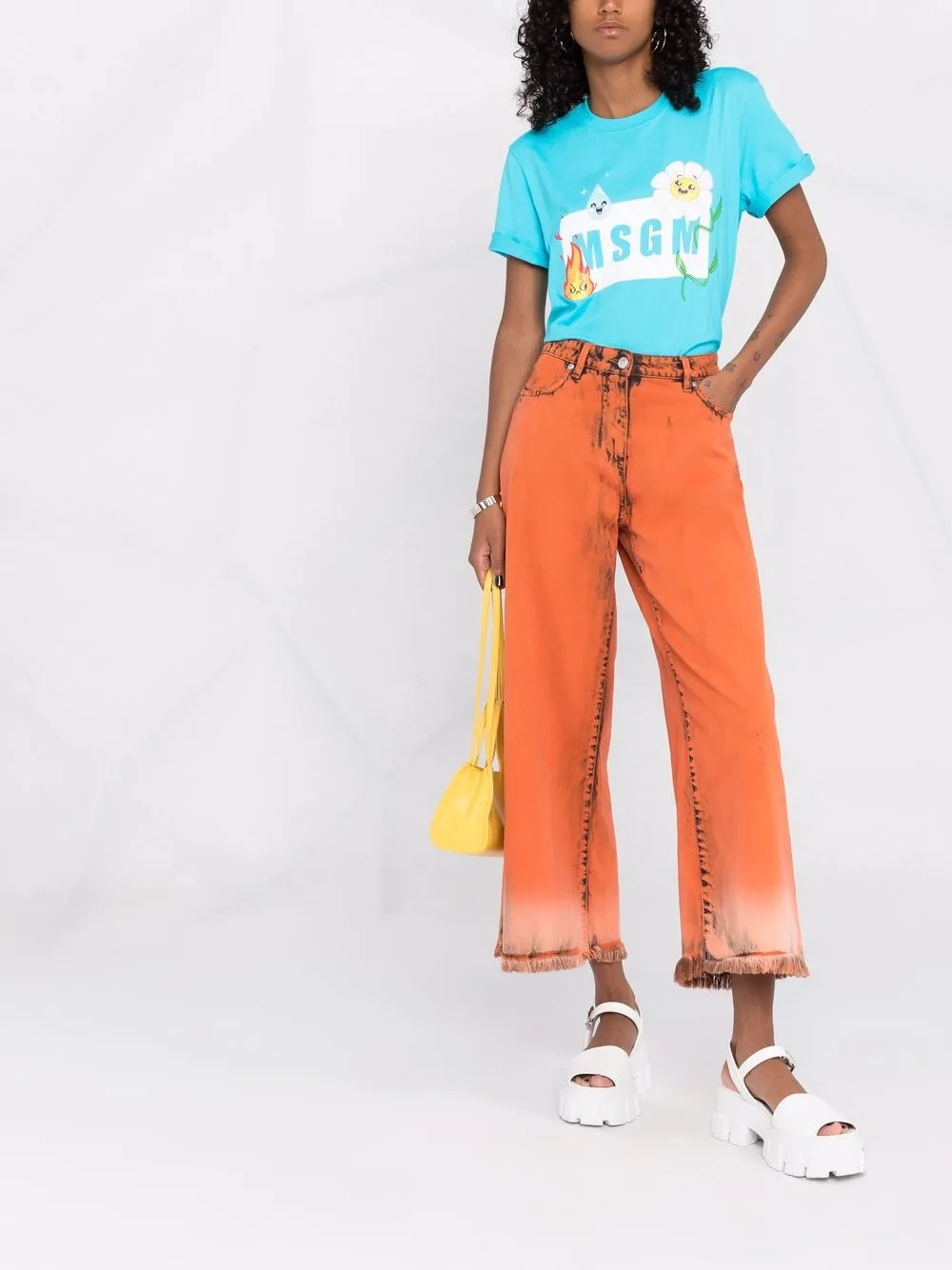 фото Msgm футболка с логотипом