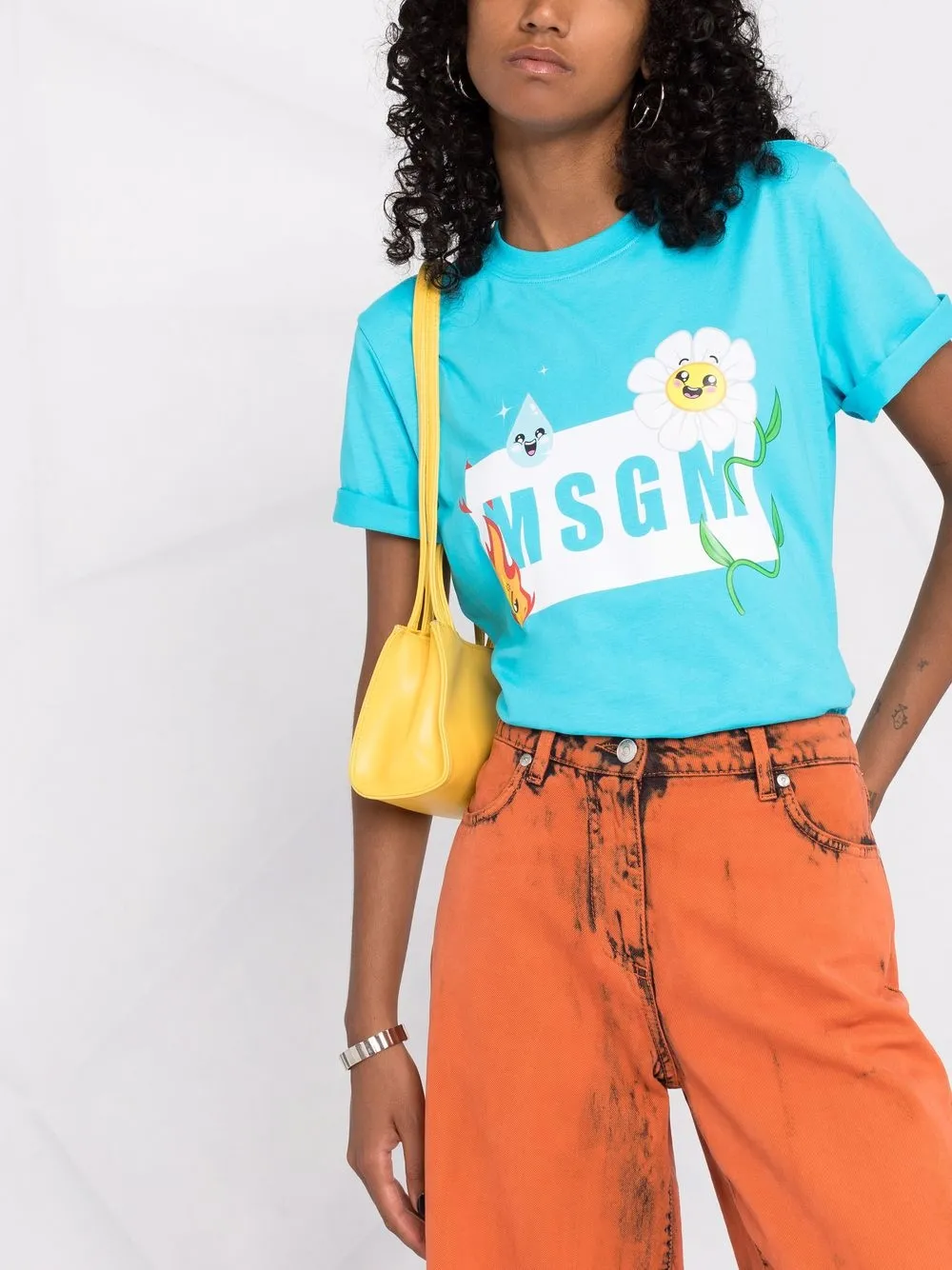 фото Msgm футболка с логотипом