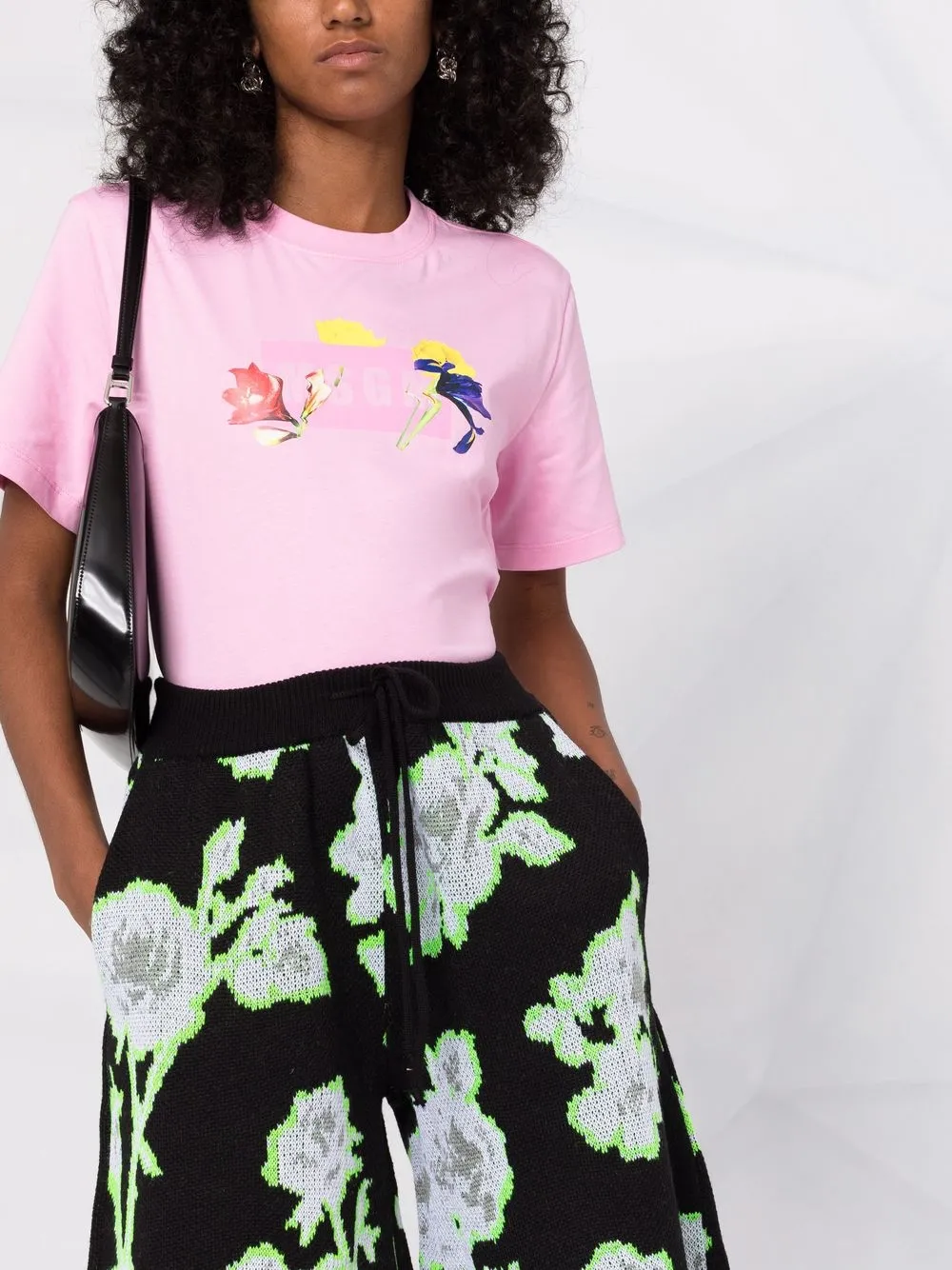 фото Msgm футболка с логотипом