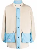 MSGM reversible faux-shearling jacket - Blue