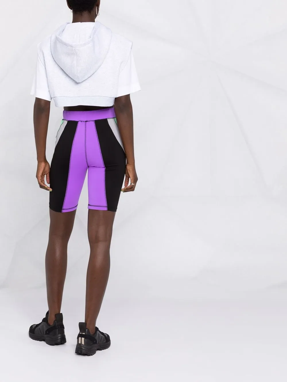 фото Msgm шорты в стиле колор-блок