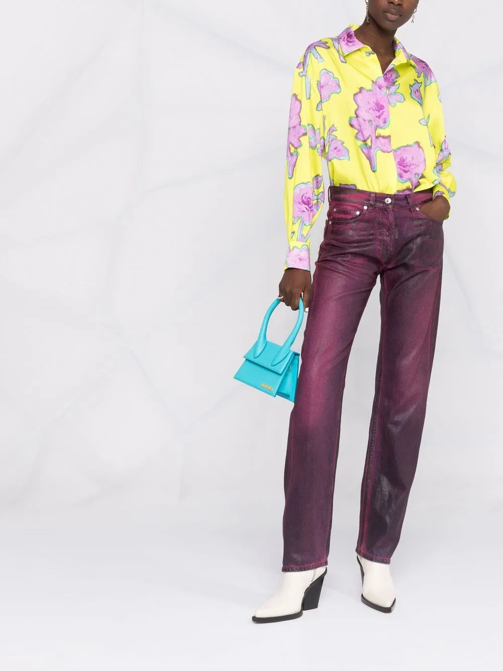 Bild 2 von MSGM Bluse mit Blumen-Print