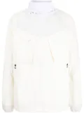 Maharishi pullover funnel-neck jacket - White