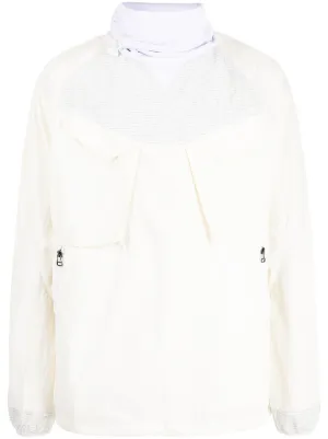 C.P. Company ジップアップ オーバーシャツ | ホワイト | FARFETCH JP