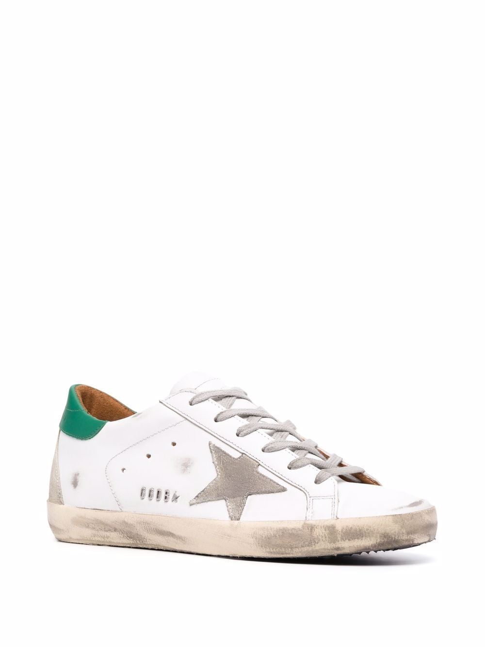 Golden Goose Super-Star gerafelde sneakers - Wit