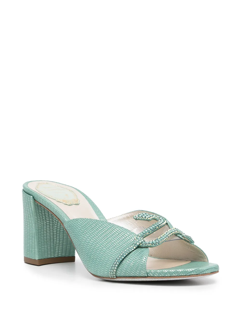 Image 2 of René Caovilla snake-charm mules