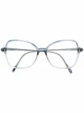 Oliver Peoples oversize-frame glasses - Blue