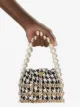 Rosantica Holli houndstooth mini bag