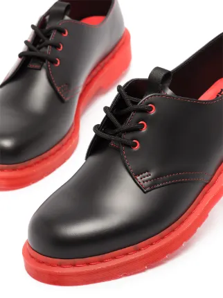 DR MARTENS X CLOT 1461 BLK RED LACE UP展示图