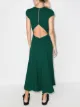 Reformation Gavin cut-out back midi dress