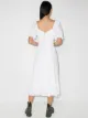Reformation Belgium puff-sleeve dress
