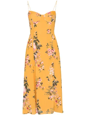 Bianco Abito a fiori Farfetch Abbigliamento Vestiti Vestiti in maglia 