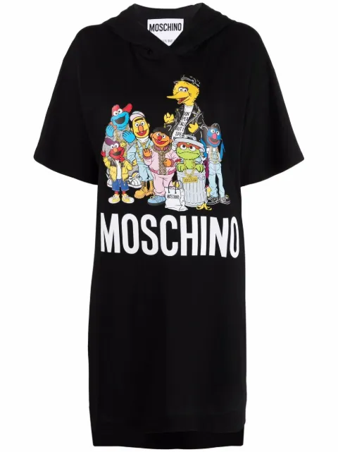 Moschino vestido estilo suéter de Moschino x Sesame Street©