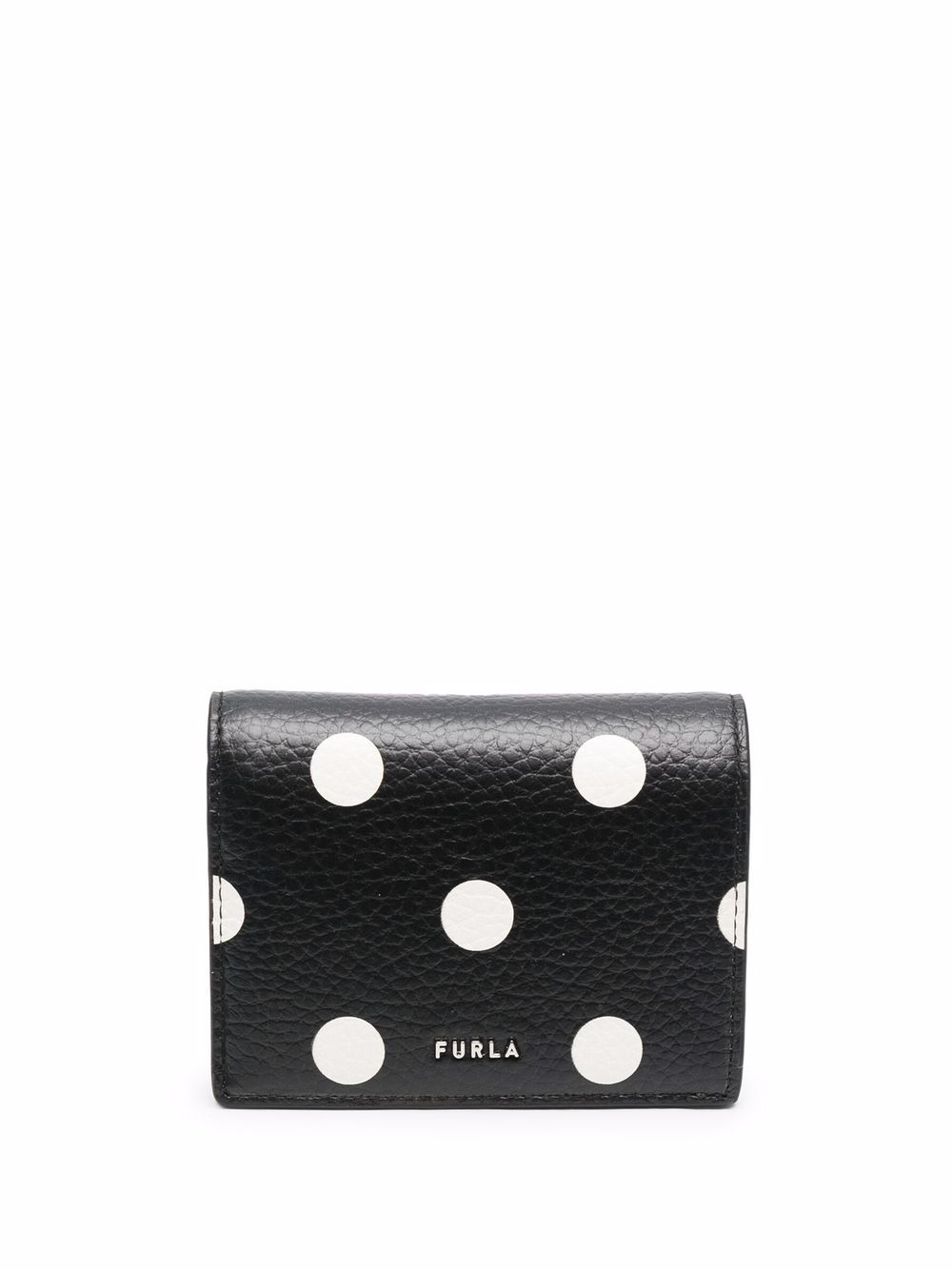 фото Furla компактный кошелек в горох