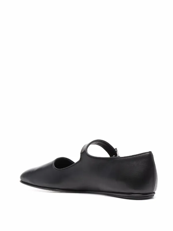 希少品◆送料込♪【The Row】Ava Shoes in Leather Black The Row buckle-fastening Ava Shoes | Black | FARFETCH