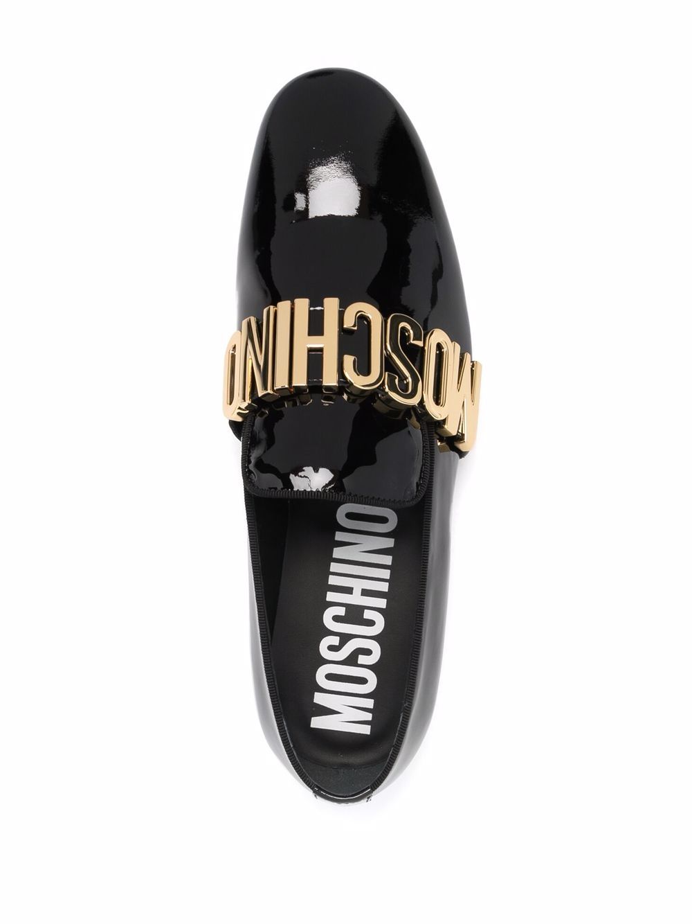 фото Moschino лоферы с логотипом