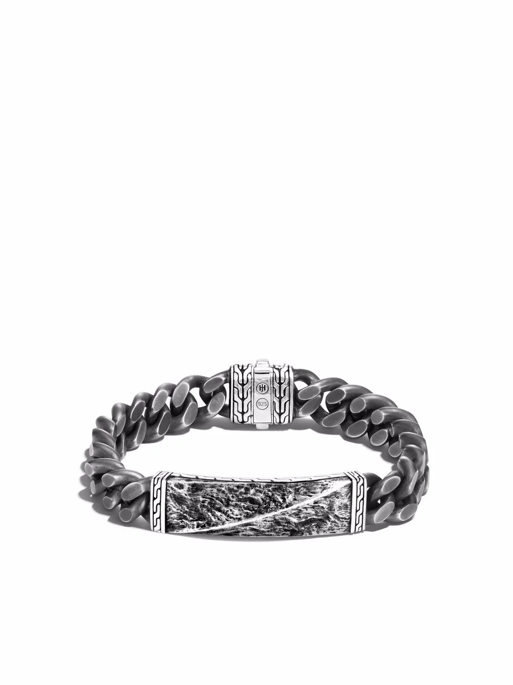 

John Hardy pulsera de cadena barbada - Plateado