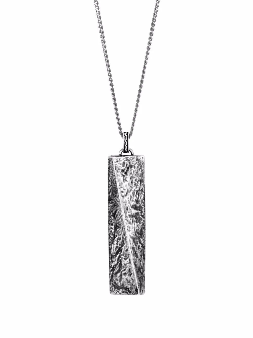

John Hardy reticulated 2.1mm pendant necklace - Silver