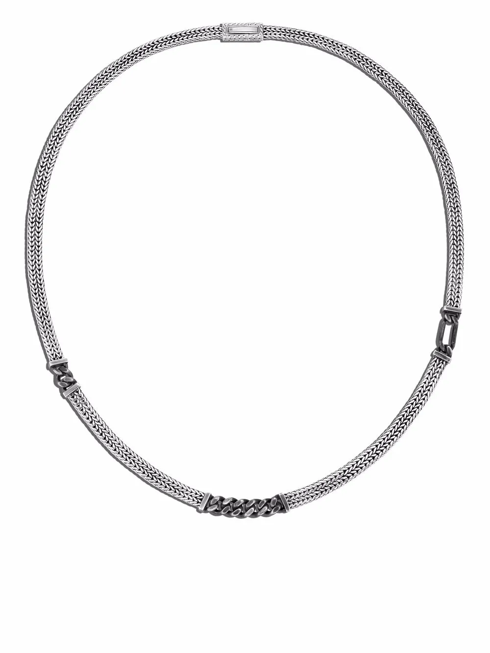 

John Hardy Rata chain station necklace - Silver