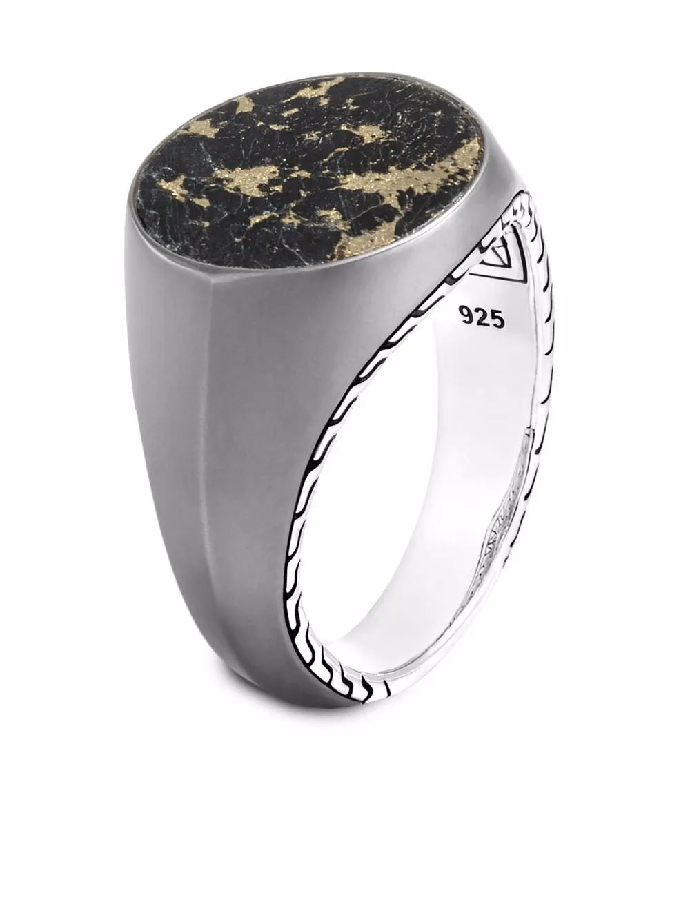 John Hardy Zegelring - Zilver