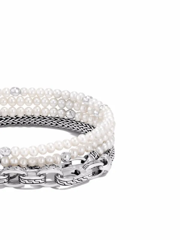 Silver pearl on sale bracelet paparazzi
