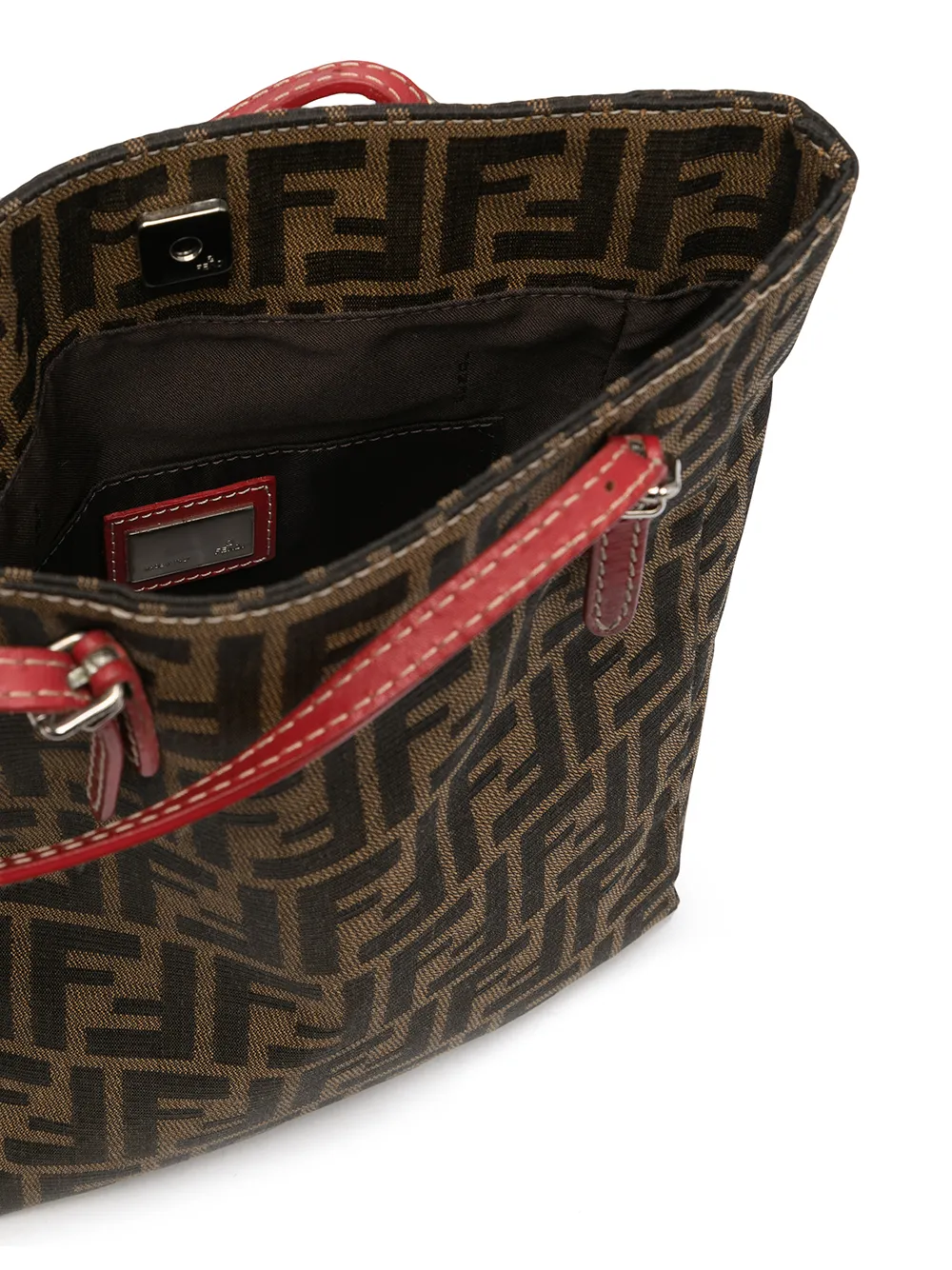фото Fendi pre-owned сумка-тоут с узором zucca