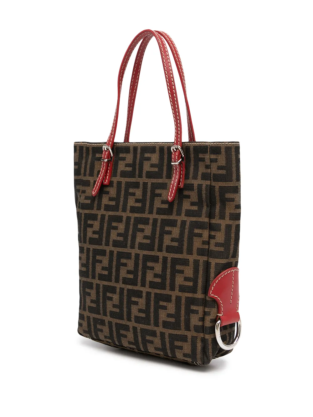 фото Fendi pre-owned сумка-тоут с узором zucca