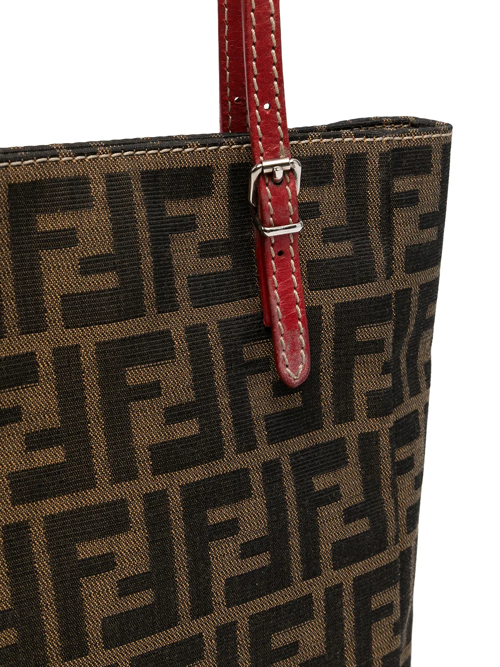 фото Fendi pre-owned сумка-тоут с узором zucca
