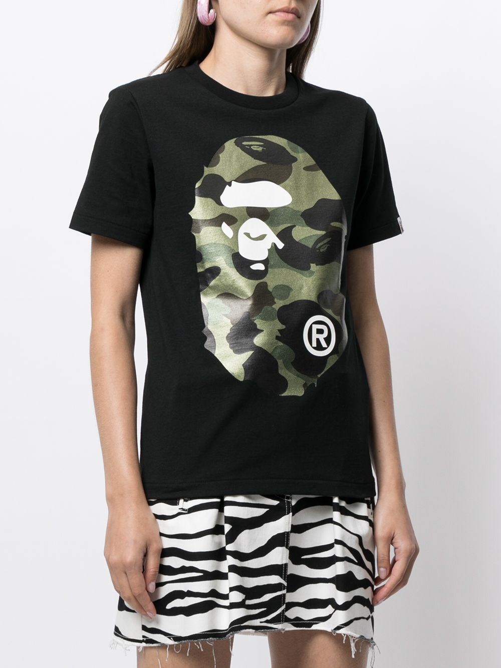 фото A bathing ape® футболка с принтом big ape head