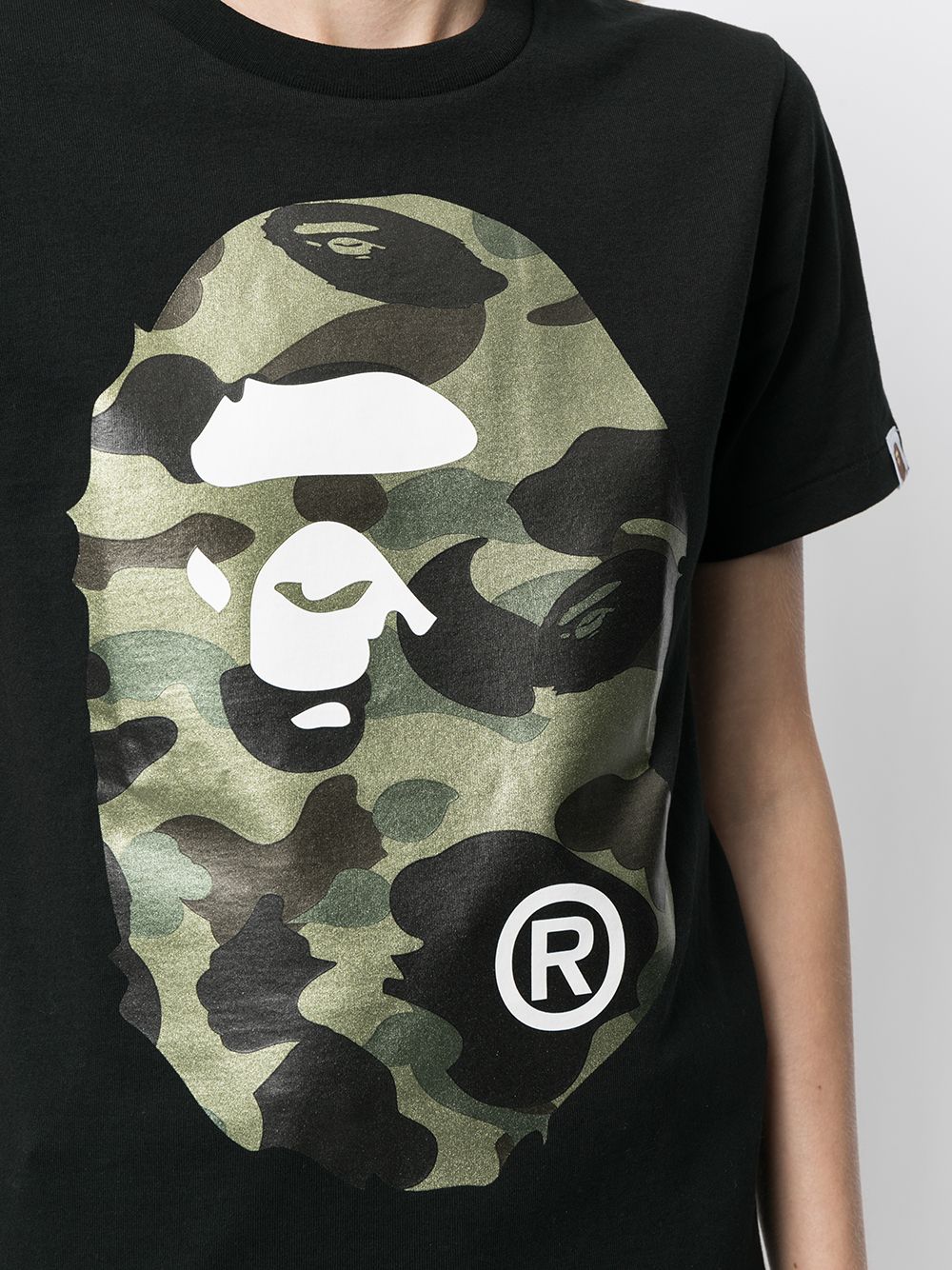 фото A bathing ape® футболка с принтом big ape head