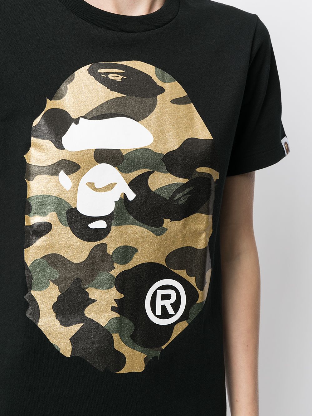 фото A bathing ape® футболка с принтом big ape head