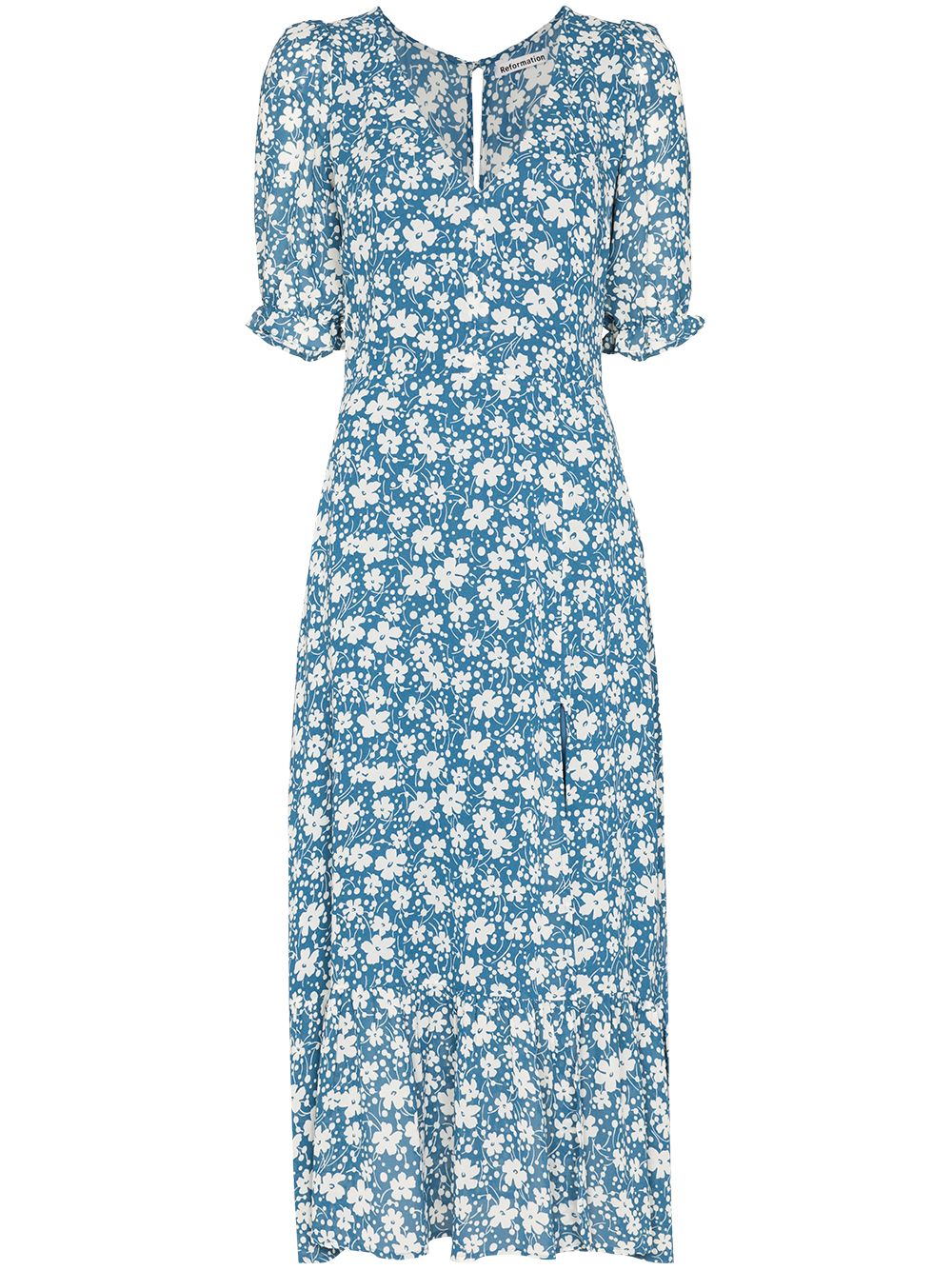 Shop Reformation Nantes floral midi dress with Express Delivery - FARFETCH