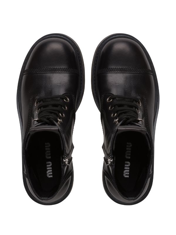 Miu Miu chunky-sole lace-up Shoes - Farfetch